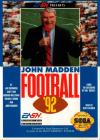 John Madden Football '92 Box Art Front